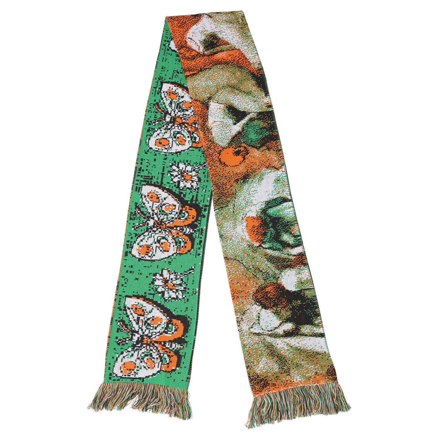 GREEN DANCERS SCARF / MULTI