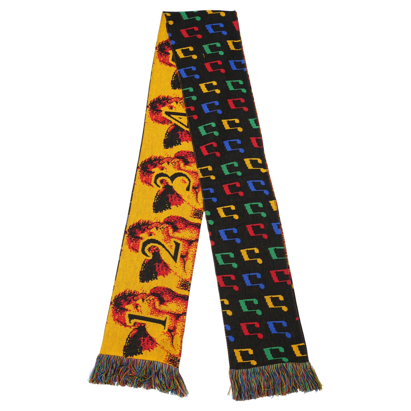 YELLOW TO 10 SCARF / MULTI