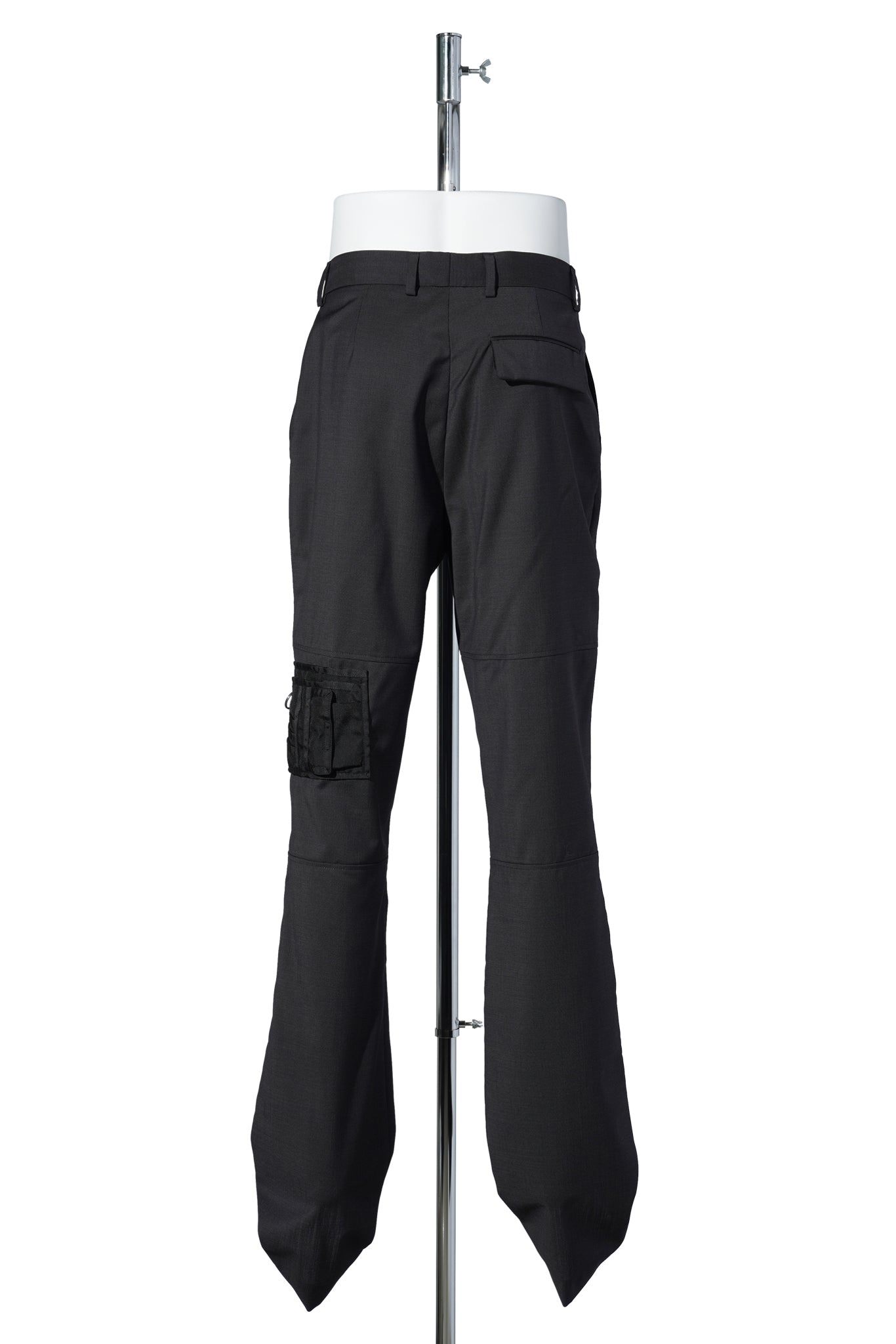 BOOTCUT WALLET TROUSER / BLACK-PURPLE