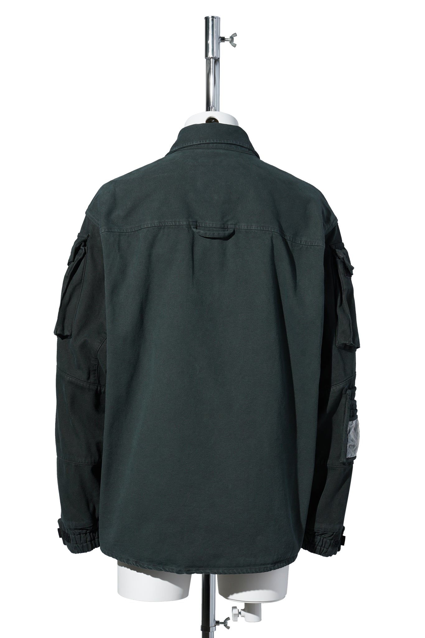 UTILITY SLEEVE SHIRT / GREEN DARK GREEN