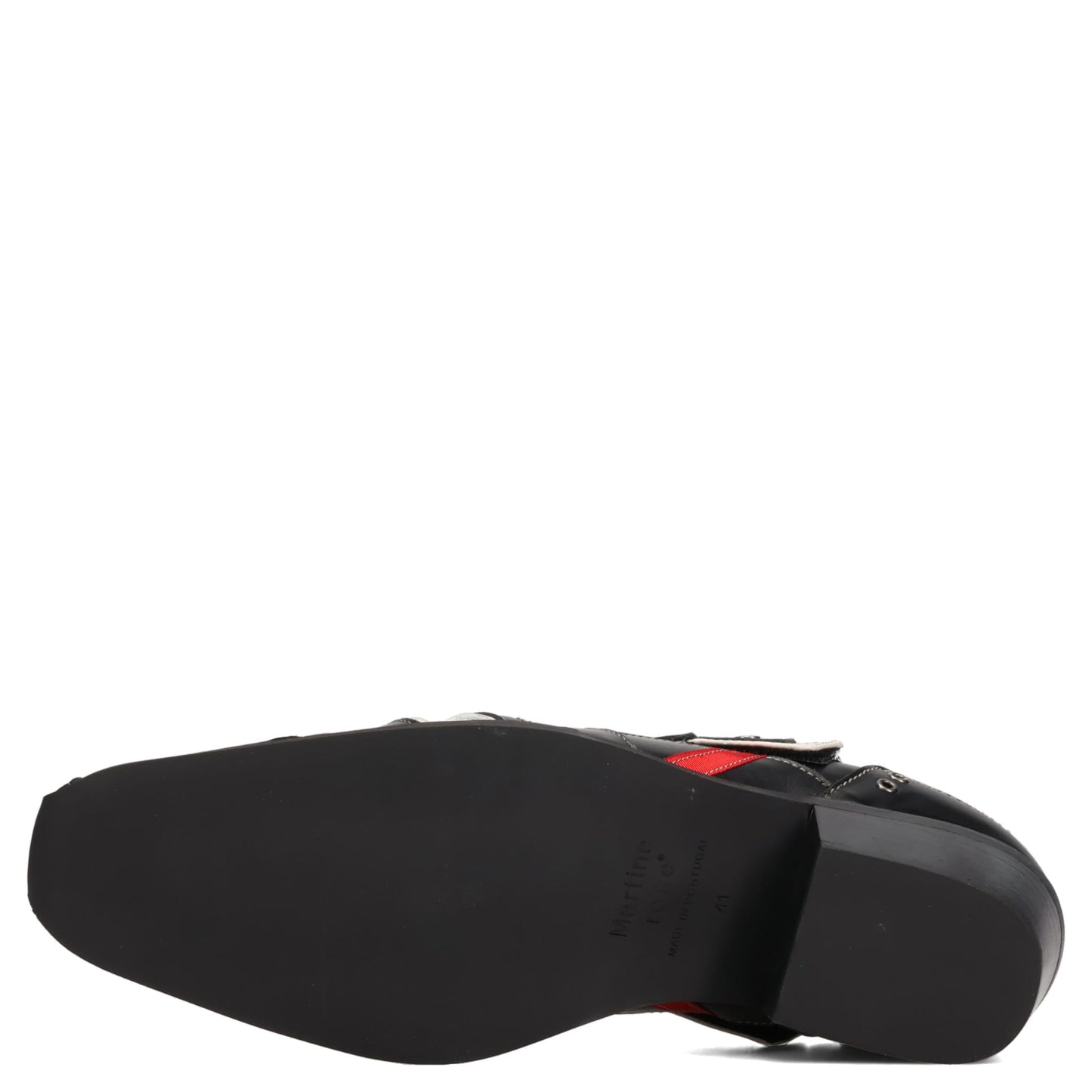 SPORTY SNOUT MULE / LEATHER BLACK