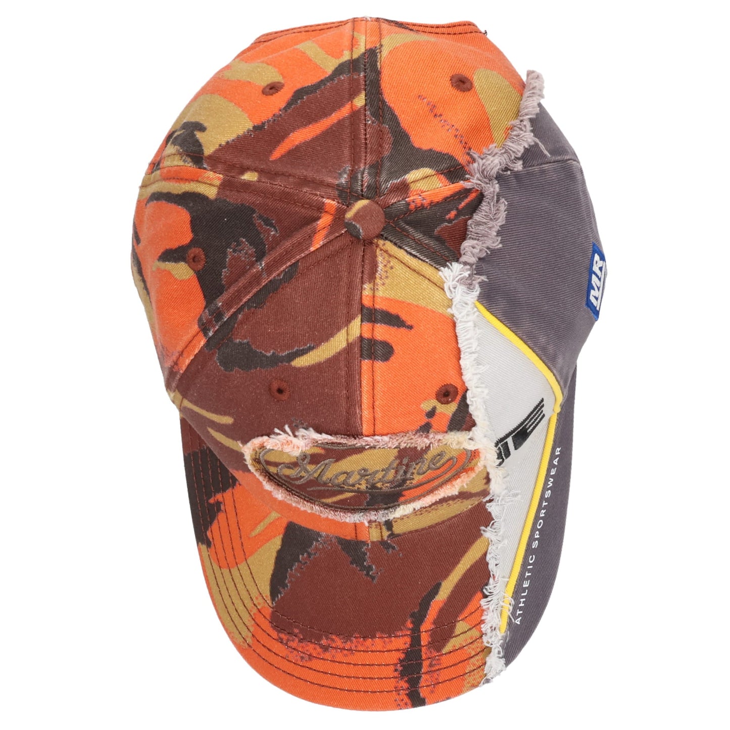 COLLAGE CAP / ORANGE CAMO GREY