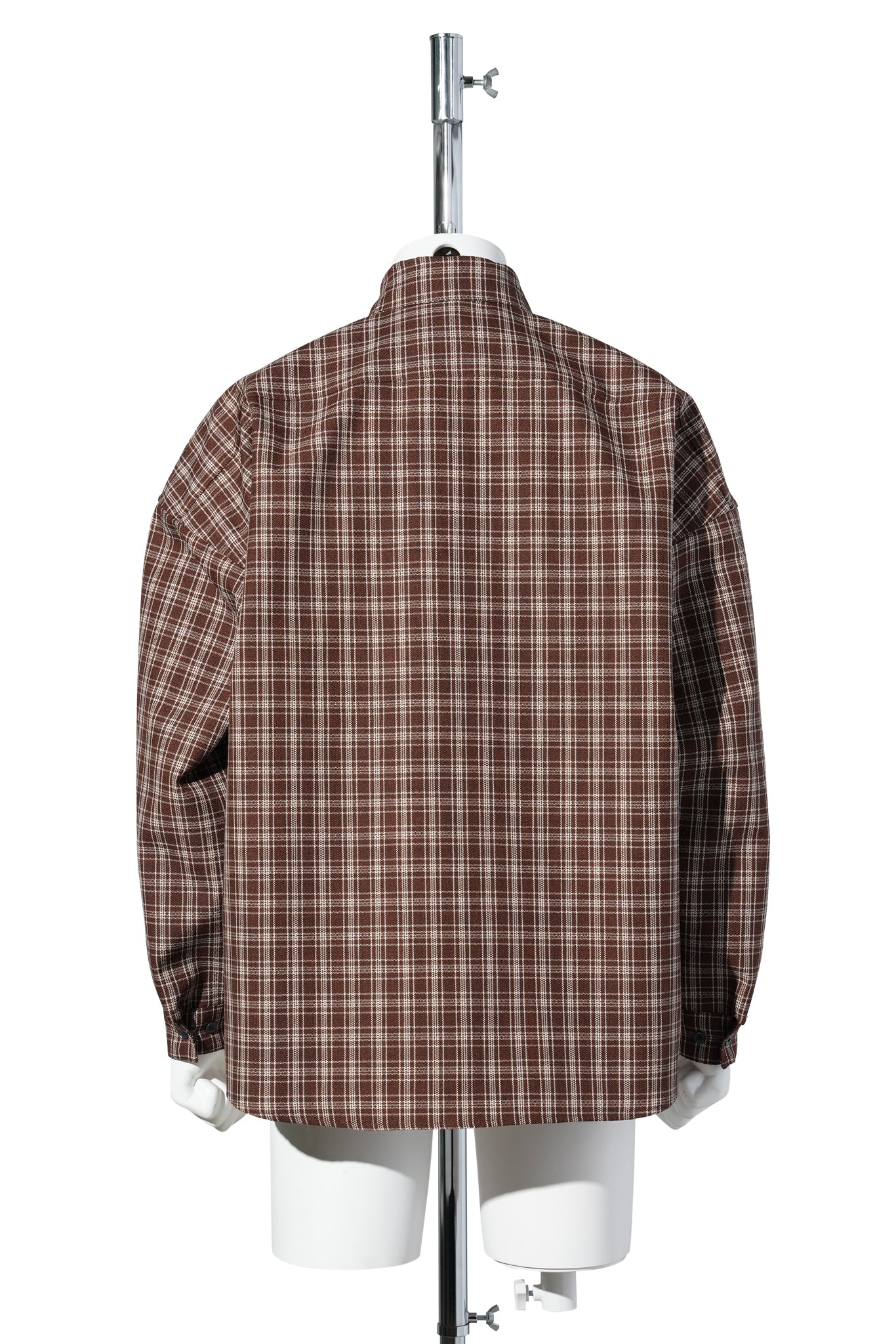 CHECK GRAIN DE POUDRE WOOL / CHM29:MAROON