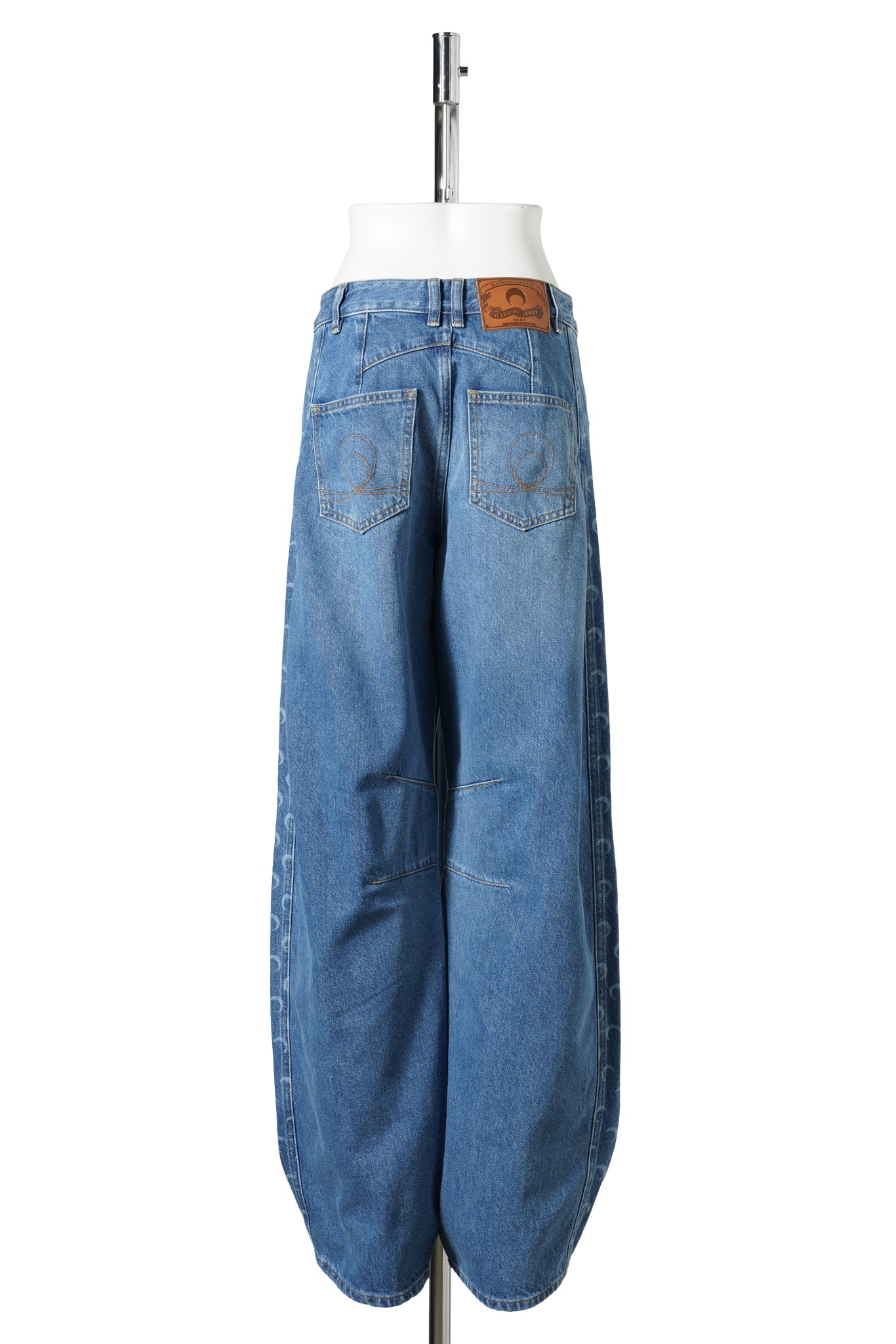 LIGHT BLUE DENIM BARREL JEANS / BL05:LIGHT BLUE
