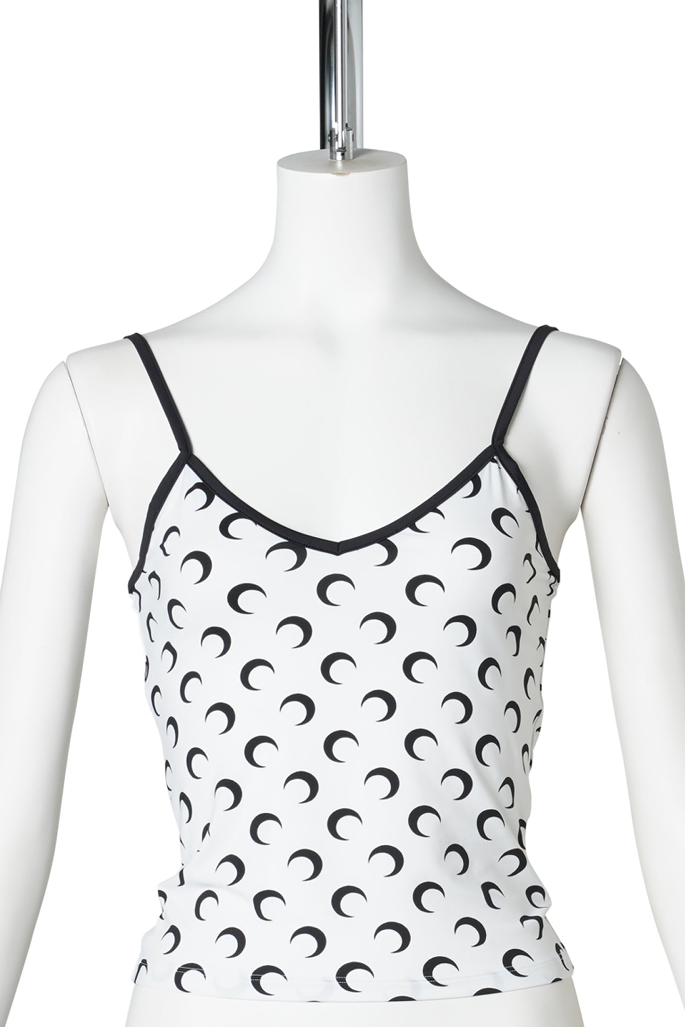 MOON PRINTED JERSEY STRAPS TOP / WH00:OPTICAL WHITE