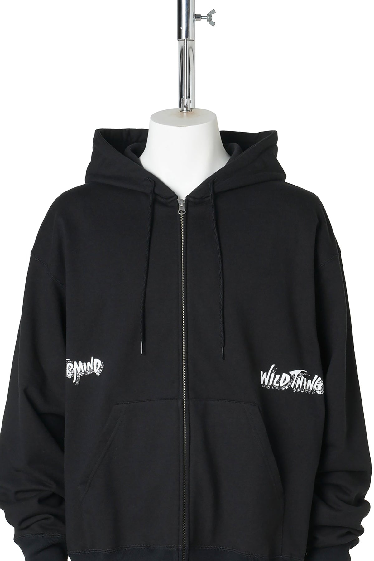 ZIP-UP HOODIE / 012:BLACK
