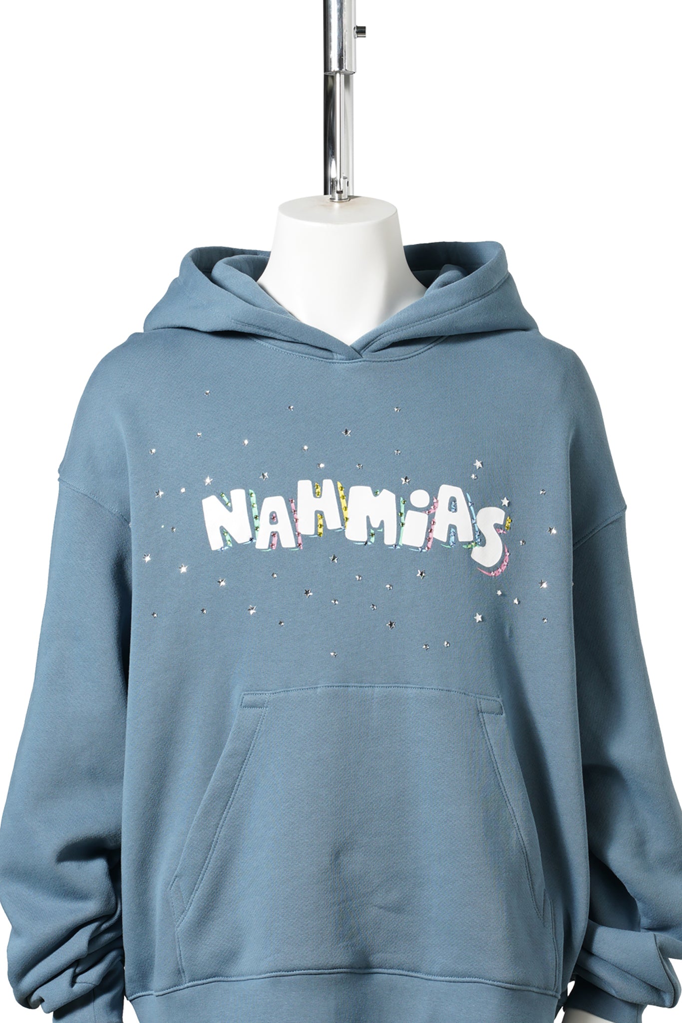 FLOWER TRIP HOODIE / 429:STEEL BLUE