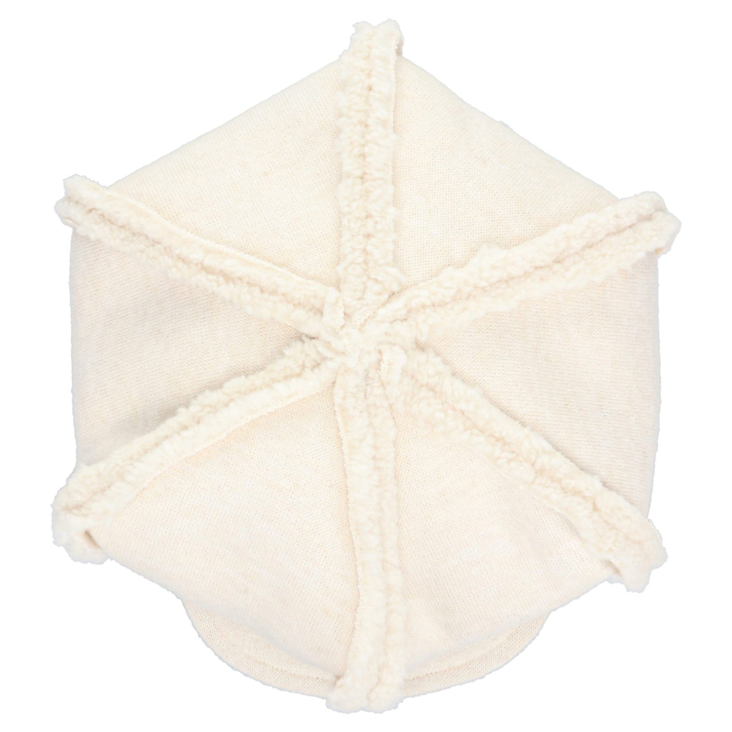 SHEARLING BERET / WHITE
