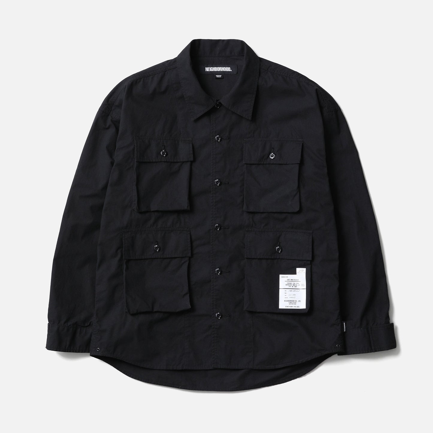 UTILITY SHIRT LS / BLACK