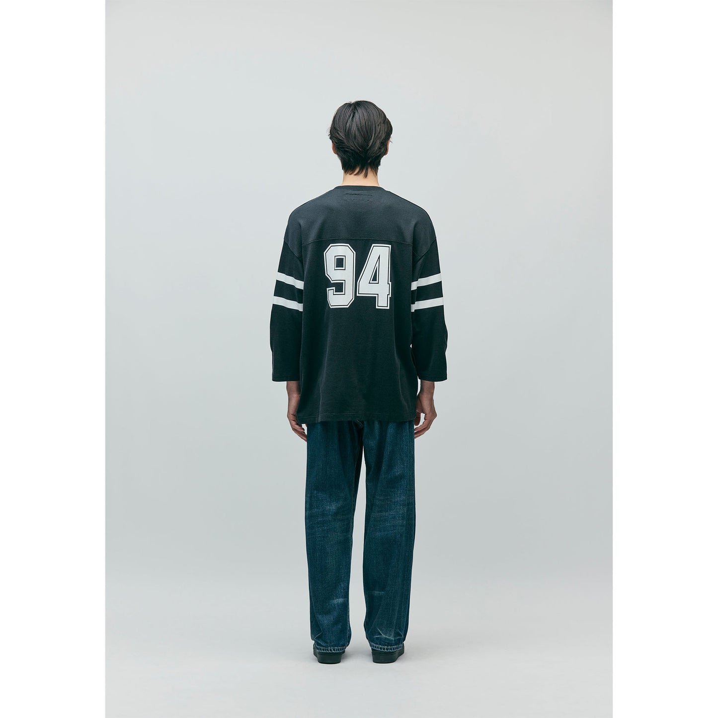 FOOTBALL SHIRT LS / BLACK