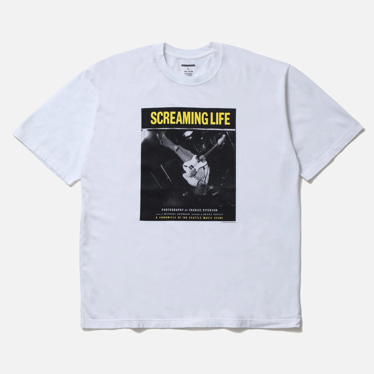 NH × CHARLES PETERSON . TEE SS-1 / WHITE