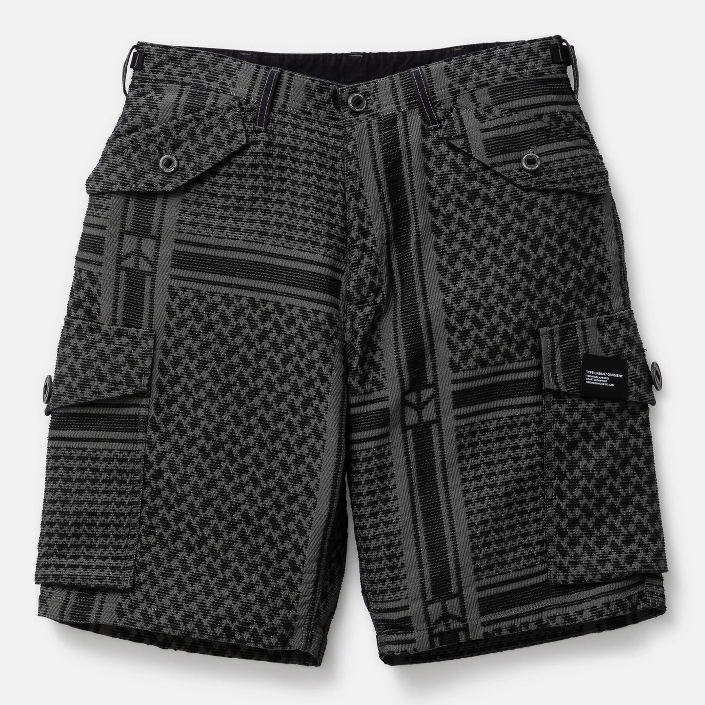 JQ SHEMAGH CARGO SHORT PANTS / BLACK