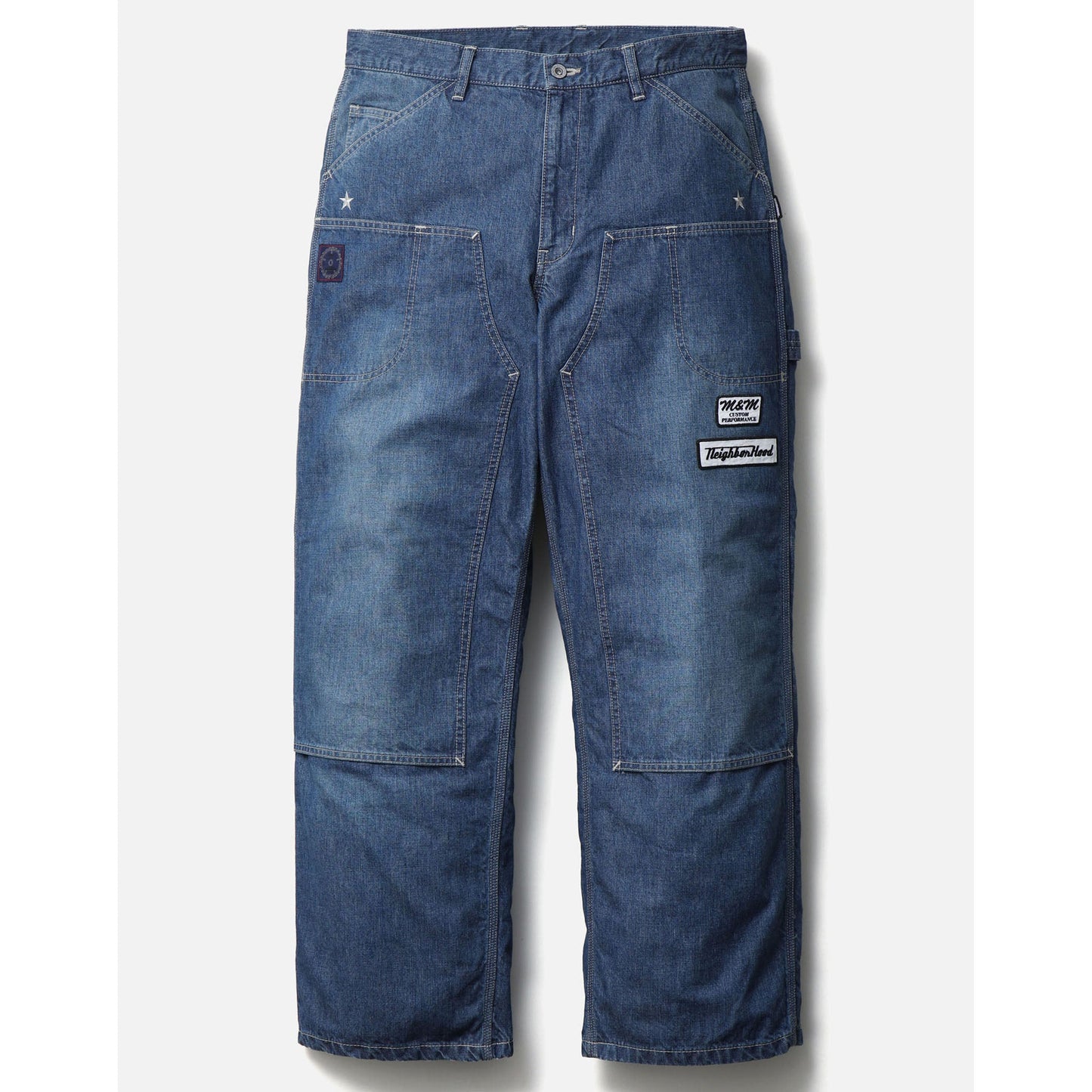NH X M&M . WASHED DENIM PAINTER PANTS / INDIGO