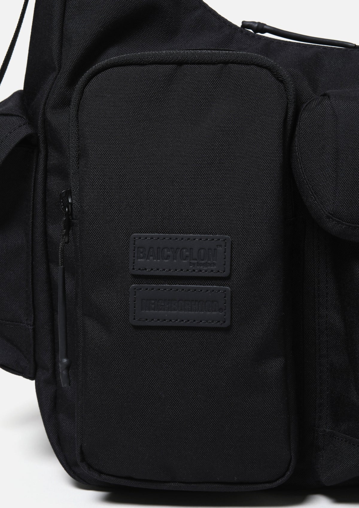 NH X BAICYCLON . MULTI POCKETS SHOULDER BAG / BLACK