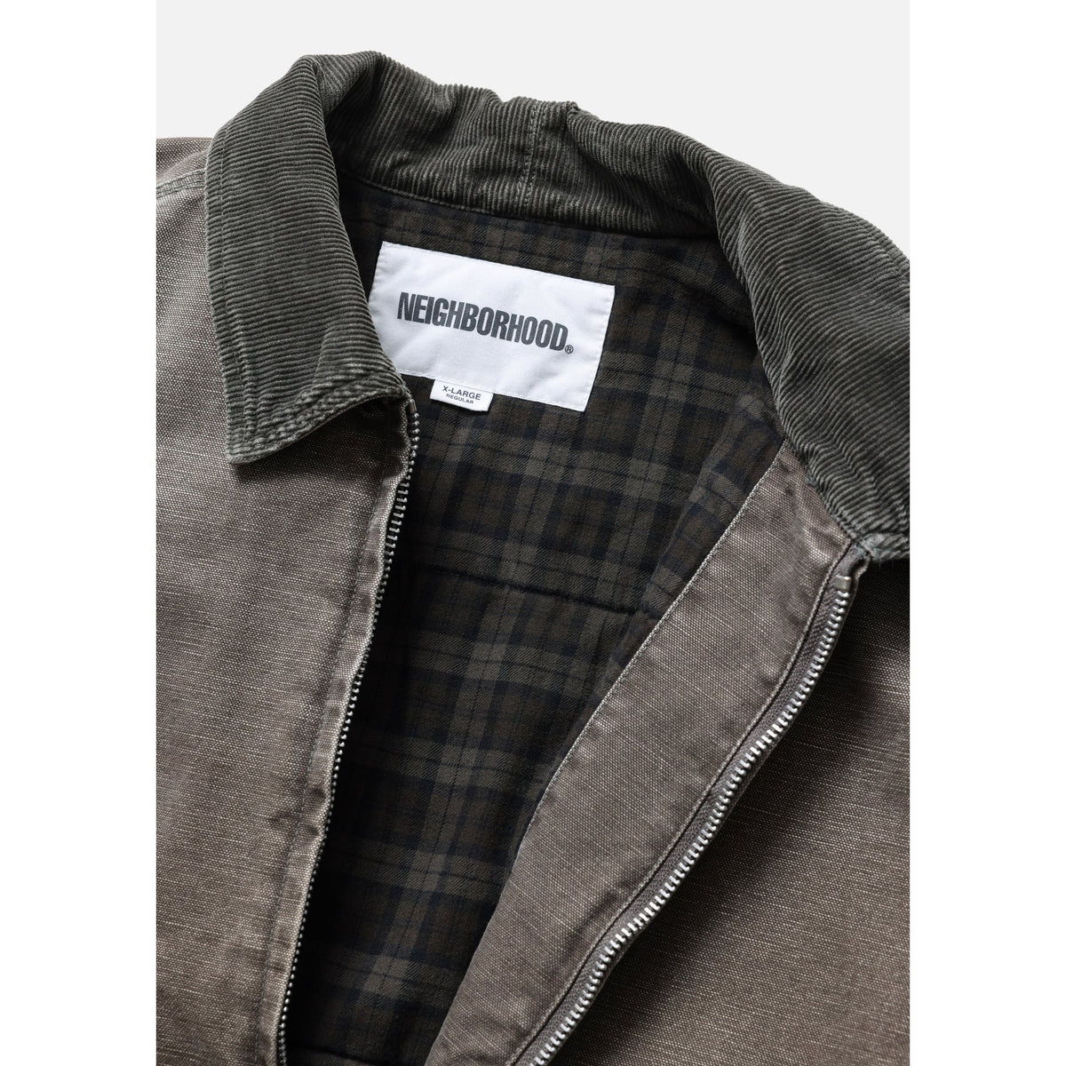 WASHED DUCK WORK JACKET / GRAY