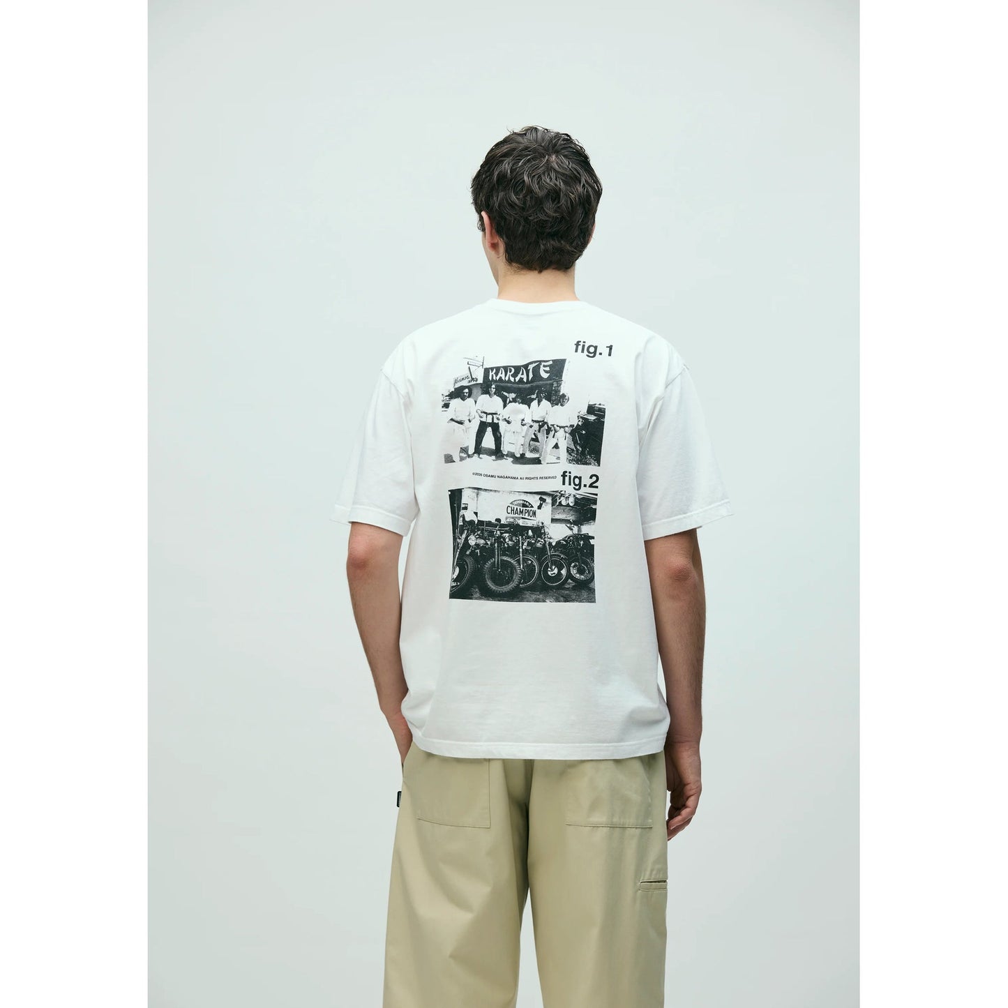 NH X OSAMU NAGAHAMA . TEE SS-1 / WHITE