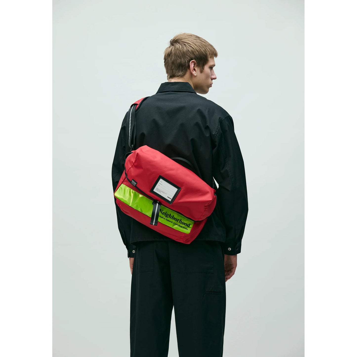 BRIGHT COLOR MESSENGER BAG / RED
