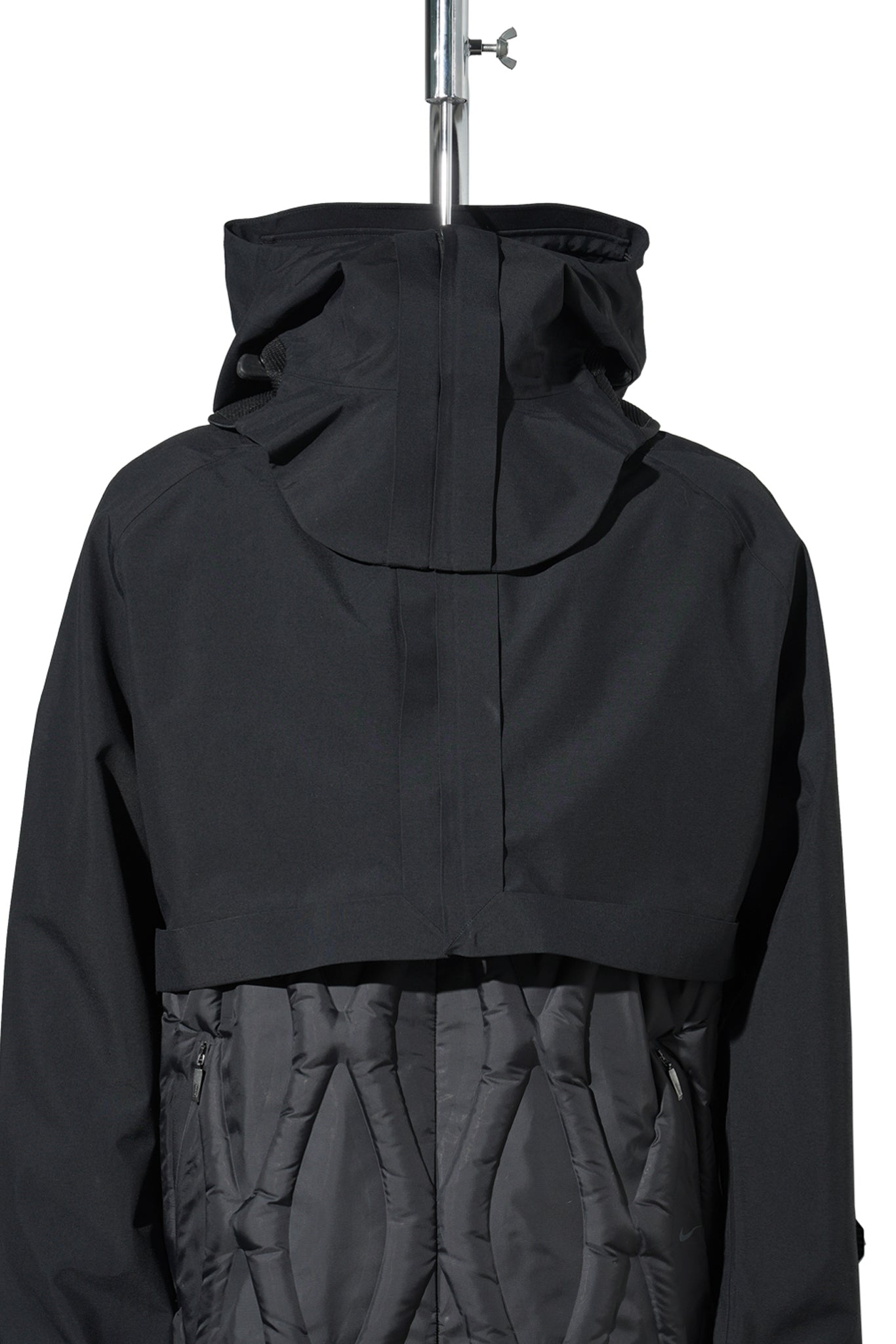 NIKE NRG NOCTA CODE CMP 5 HOODIE JACKET / 010:BLACK/BLACK/GUNMETAL/REFBL