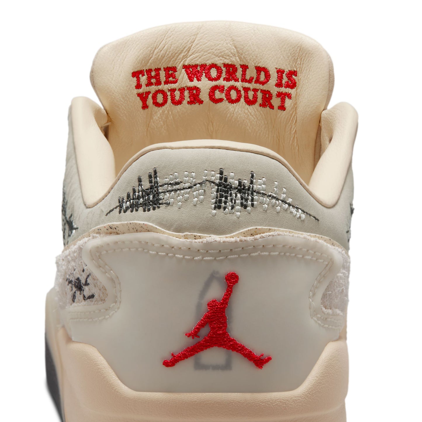 WMNS JORDAN FLIGHT COURT SP / 100:COCONUT MILK/VARSITY RED