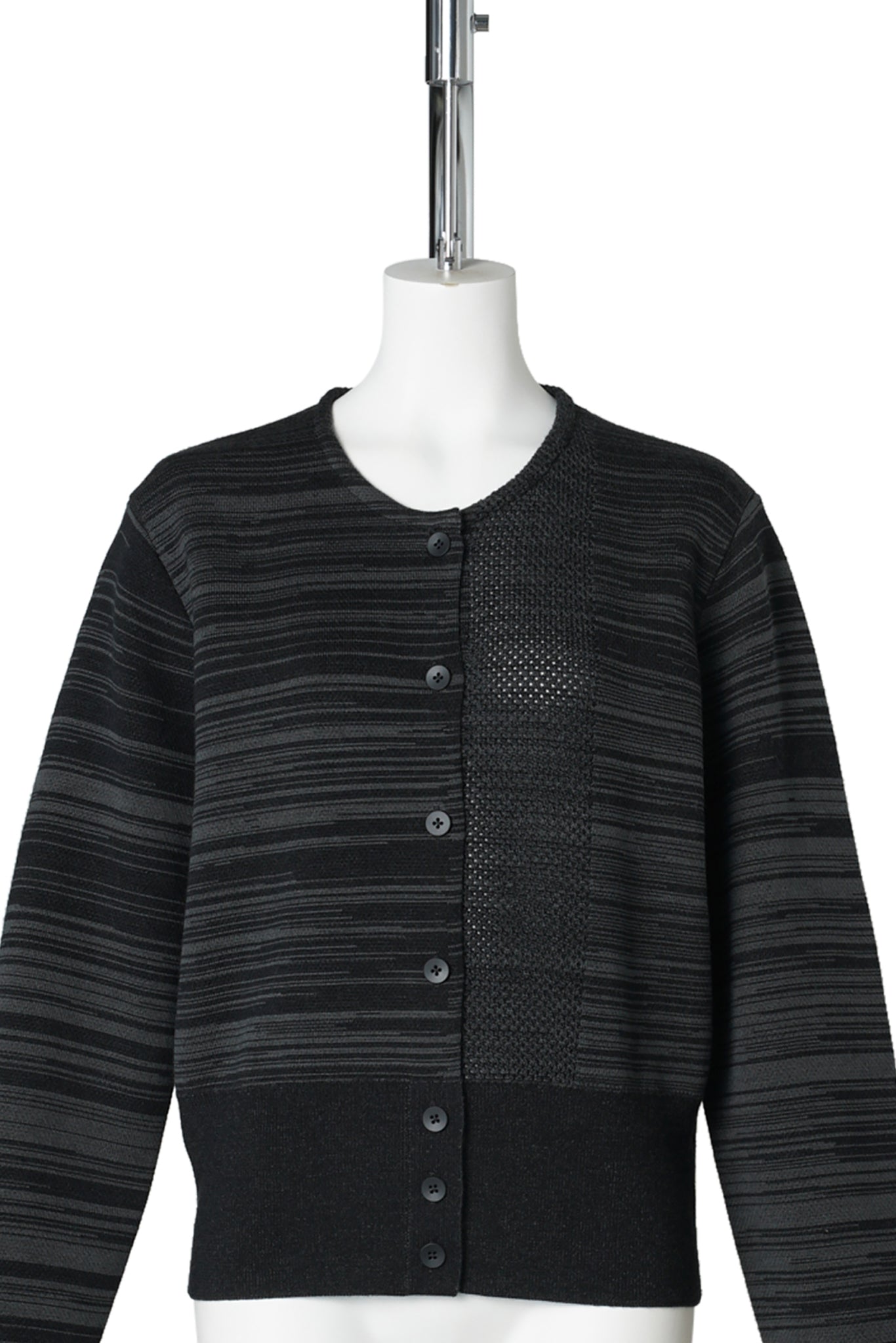 JORDAN x Téla AS W J SP TD KNIT CARDIGAN / 070:DK SMOKE GREY/BLACK