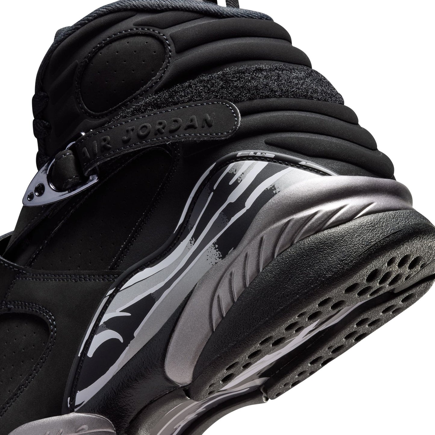 AIR JORDAN 8 RETRO / 007:BLACK/WHITE-LT GRAPHITE