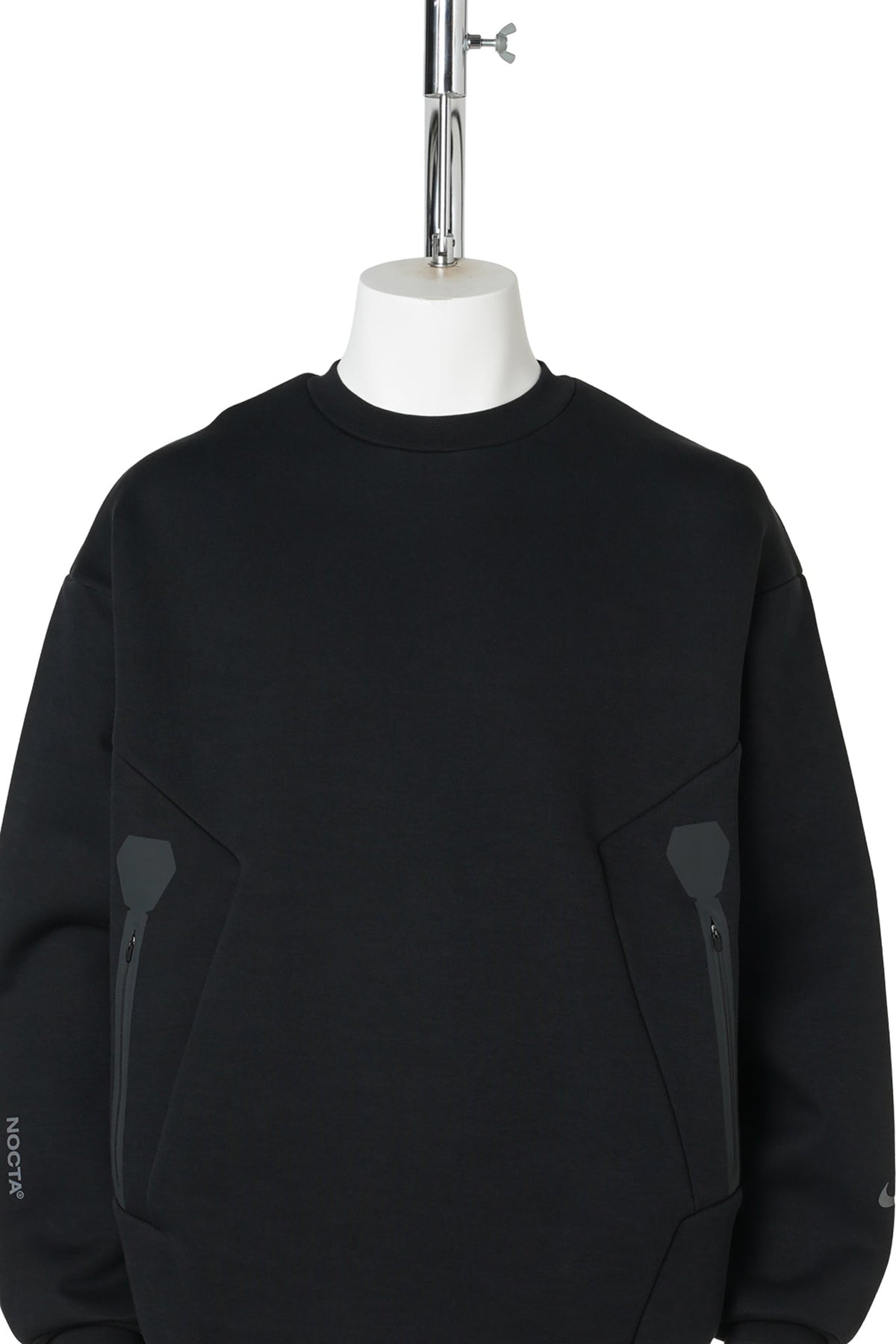 NIKE NRG NOCTA TRAPEZOID CUT CREW / 010:BLACK/REFBLK