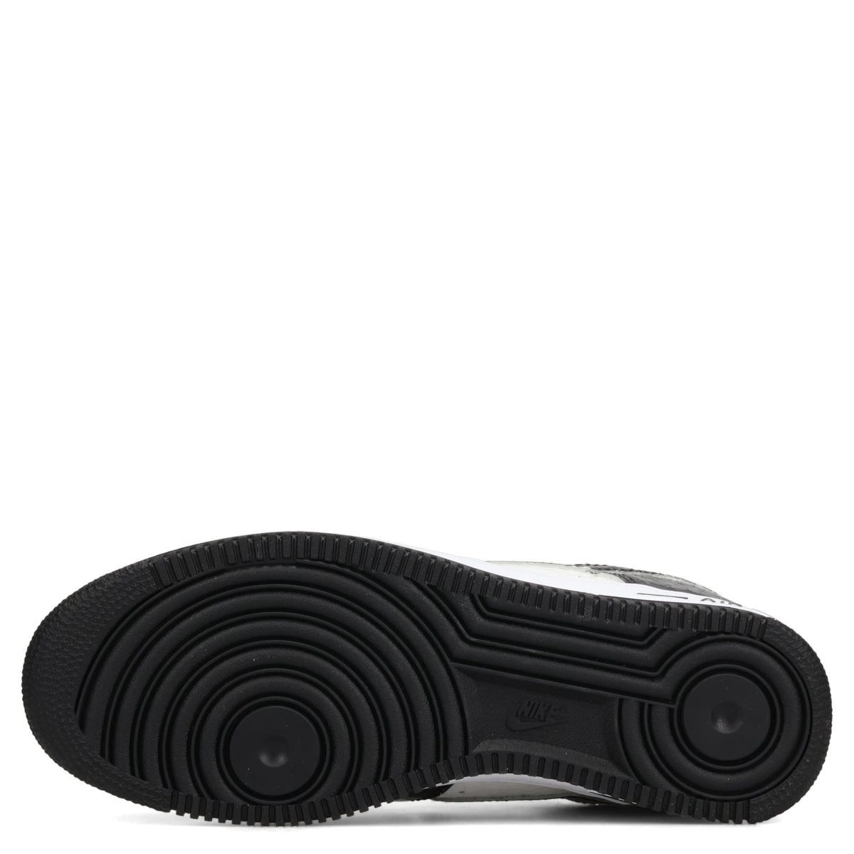 AF1 CRACKED LEATHER / 300:BLACK/BLACK-WHITE