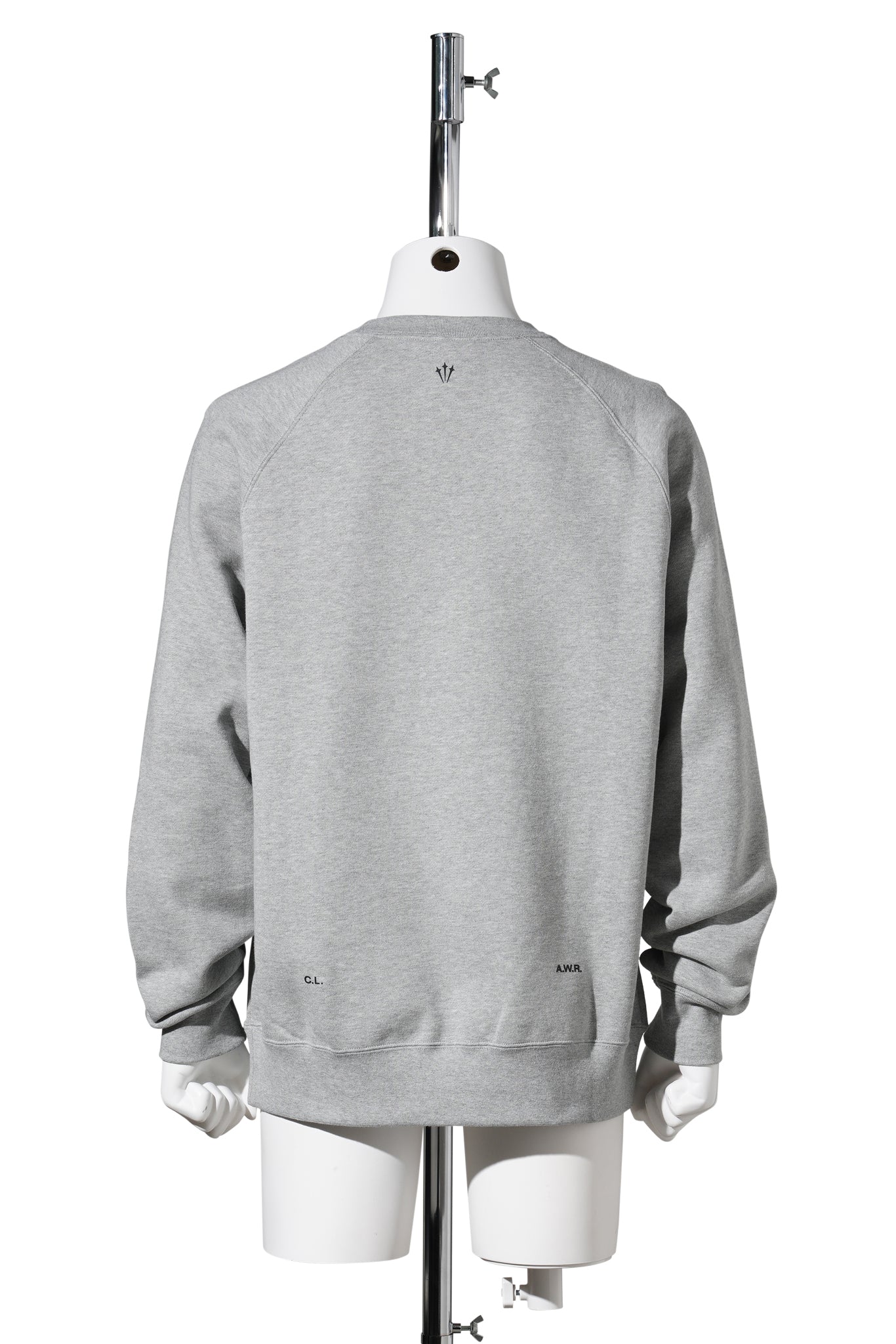 NIKE NRG NOCTA CS FLEECE L/S CREW / 063:DK GREY HEATHER/BLACK