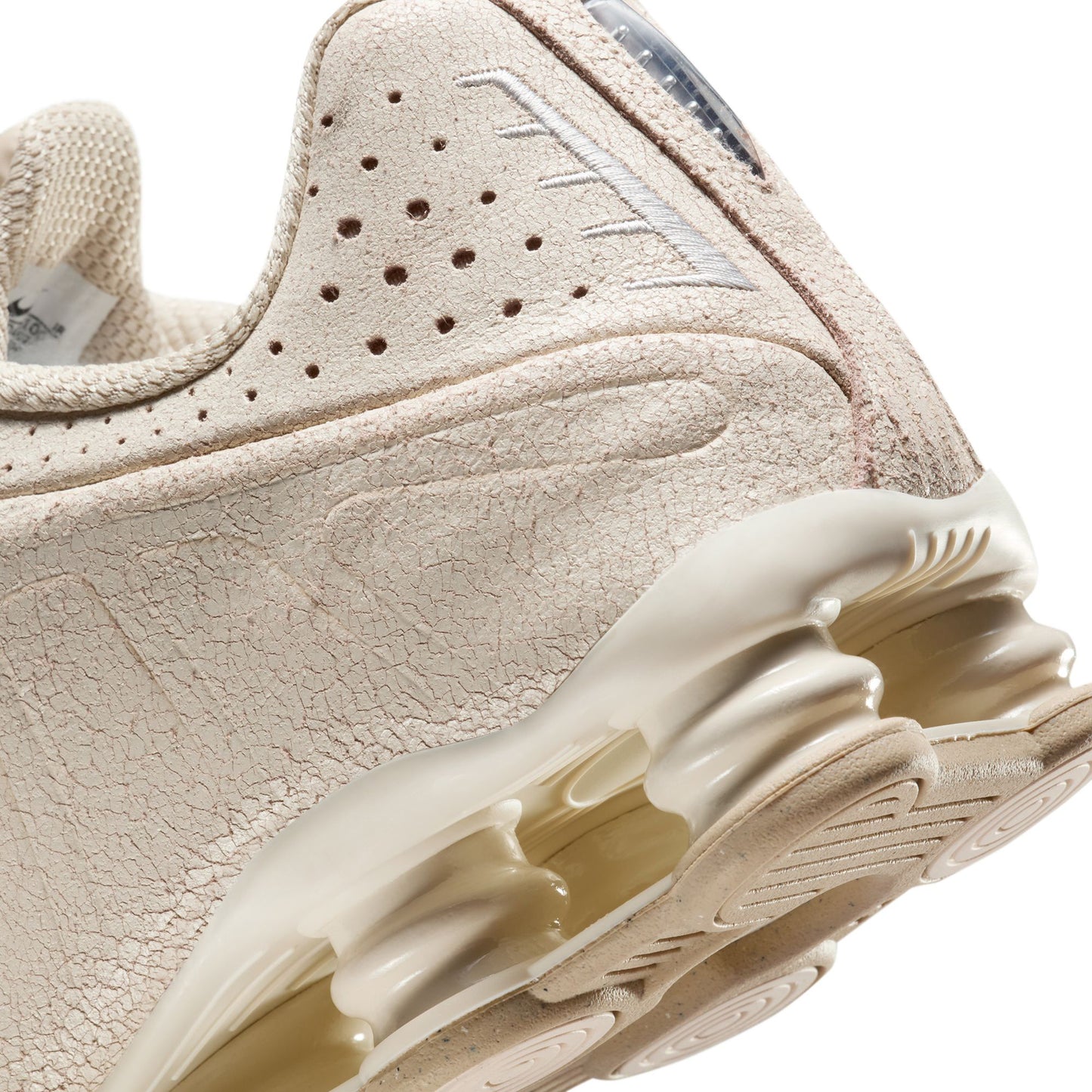 NIKE SHOX R4 QS / 100:NATURAL/NET-METALLIC SILVER