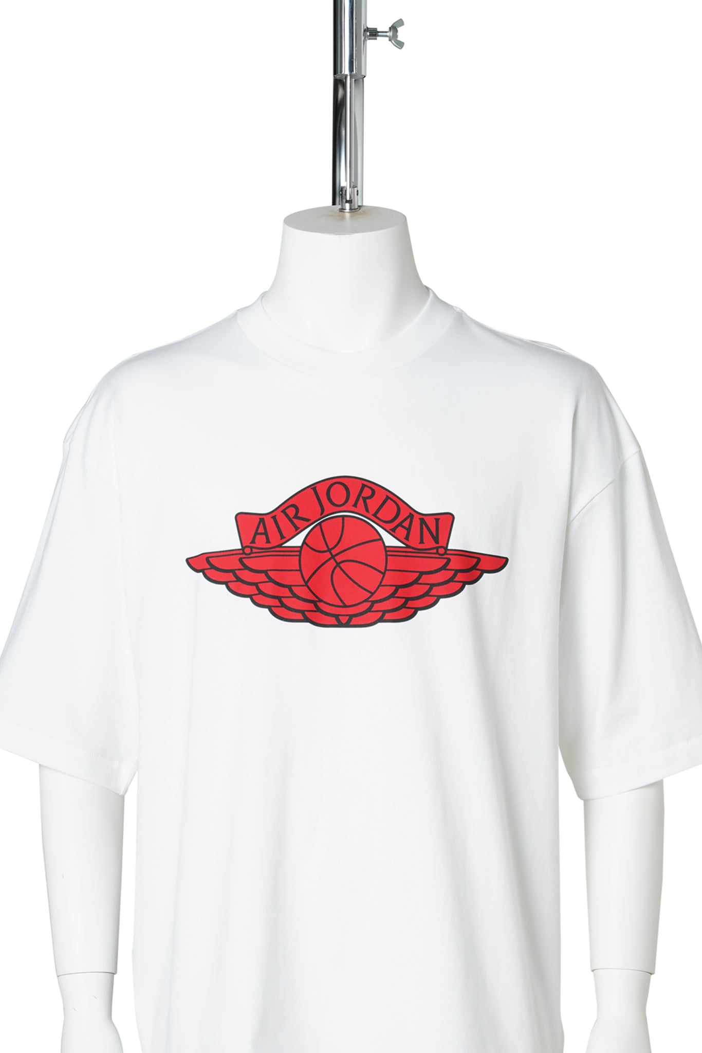 JORDAN SM S/S T-SHIRT / 100:WHITE/UNIVERSITY RED/(BLACK)