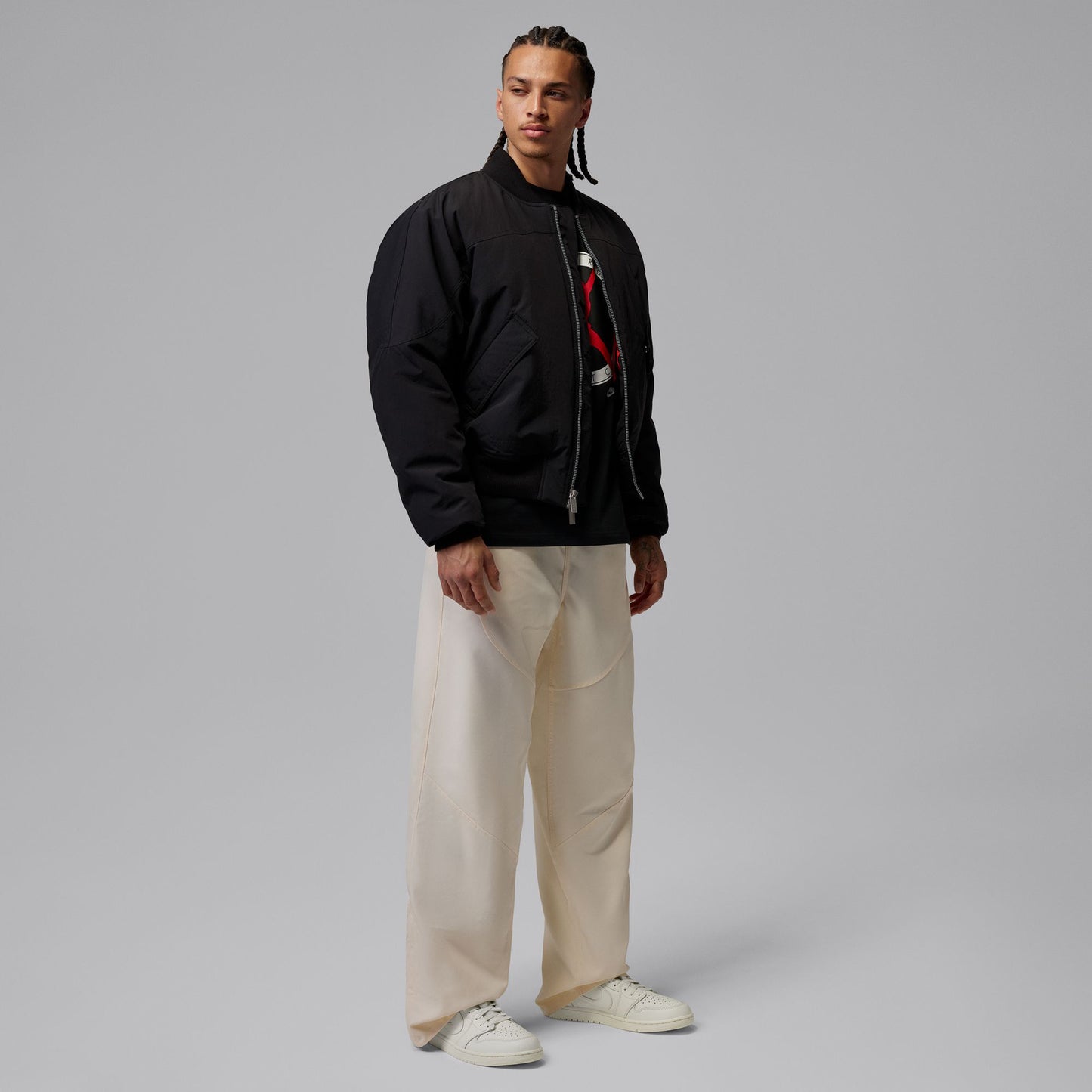 AIR JORDAN 1 RETRO LOW OG / 100:SAIL/SAIL-UNIVERSITY RED