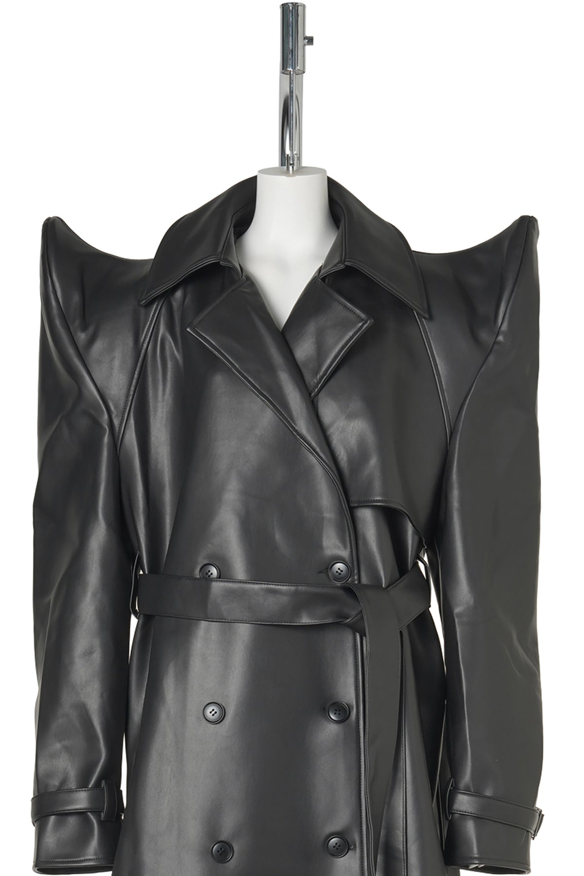 DOOMSDAY TRENCH COAT / BLACK