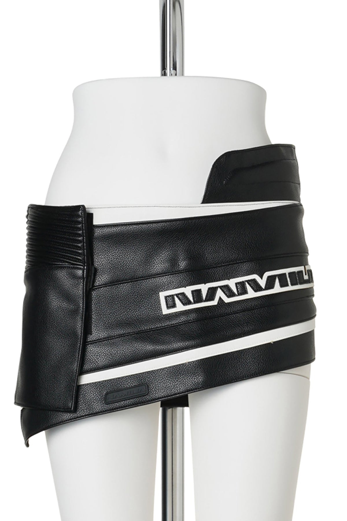 OCTANE MINI SKIRT / BLACK/WHITE