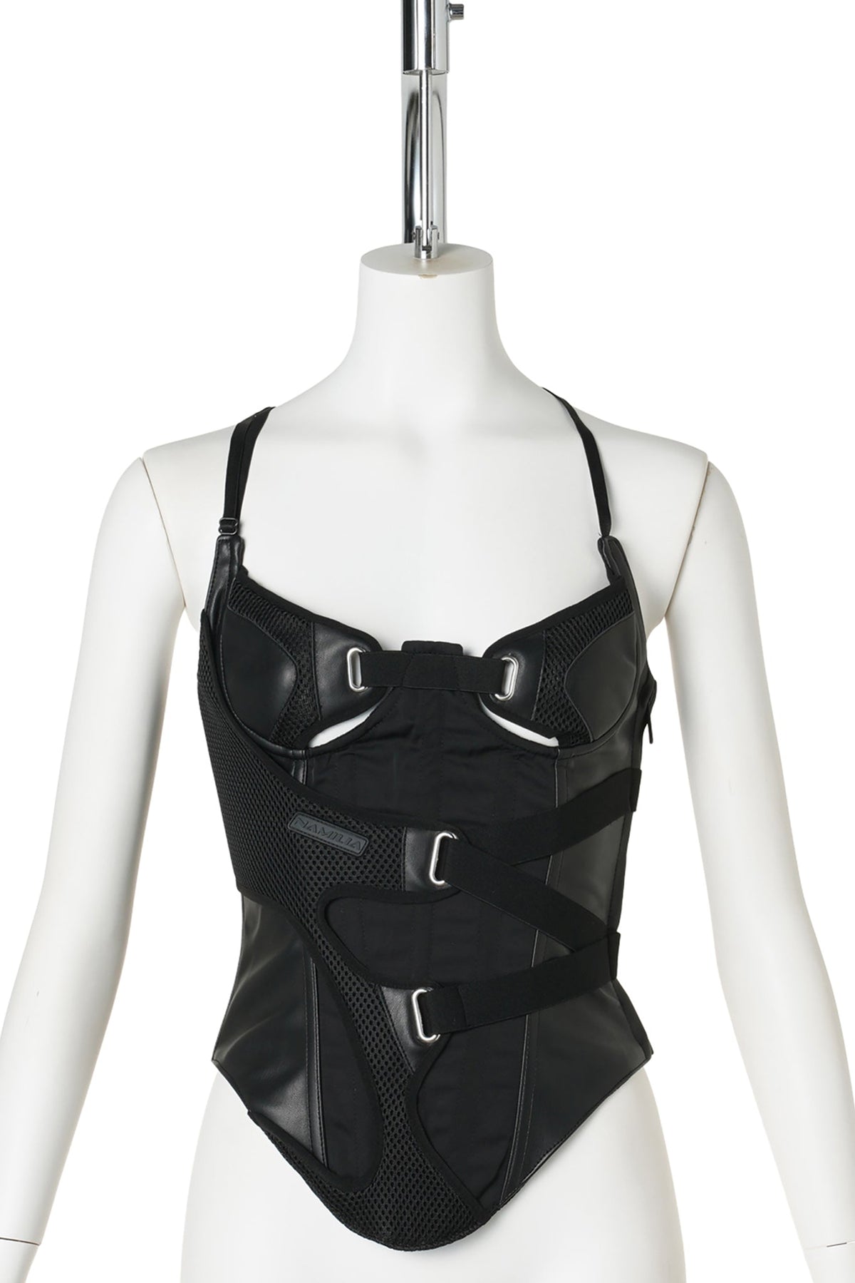 VORTEXT CORSET TOP / BLACK