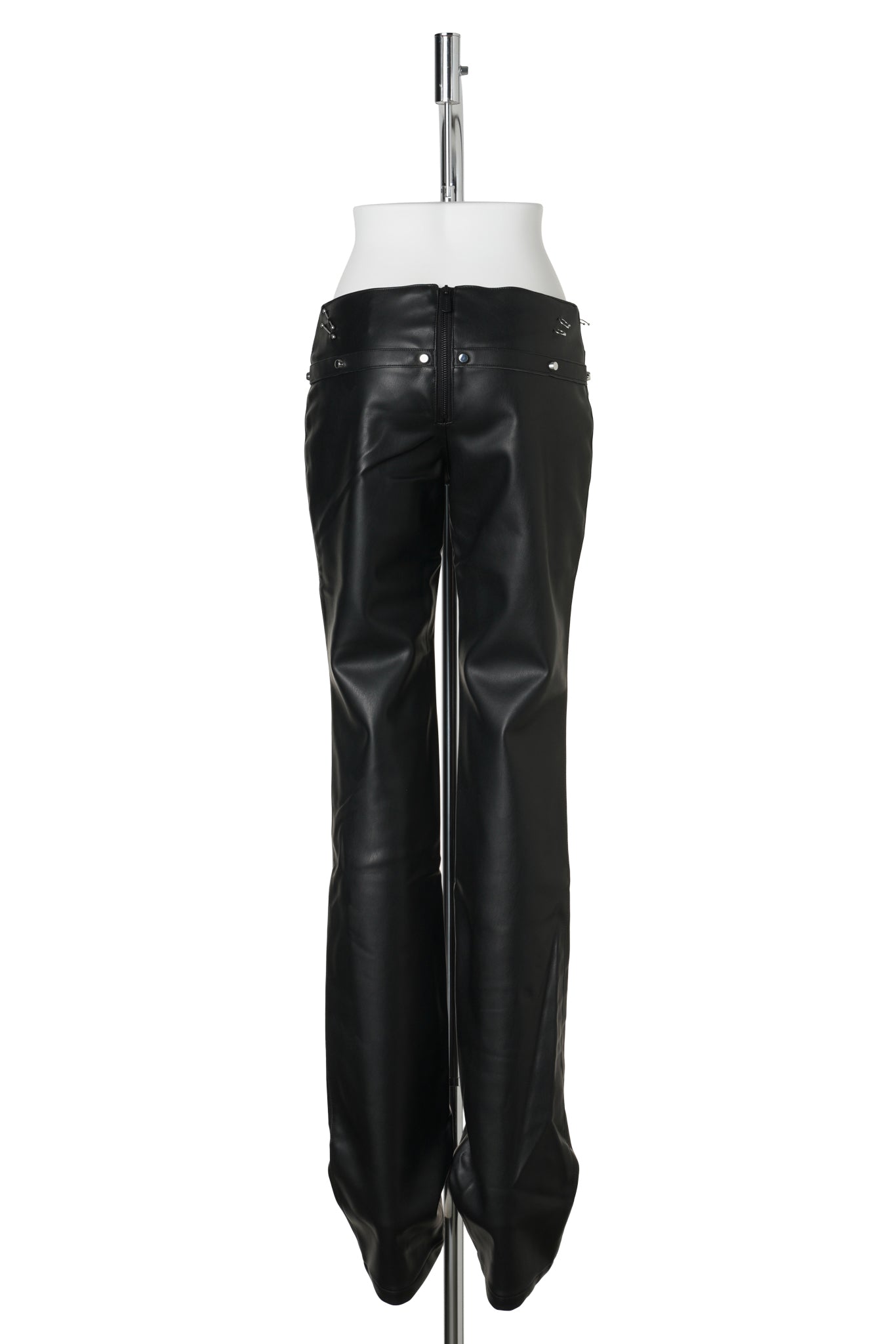 HEIRESS HANDBAG PANTS / BLACK/SILVER