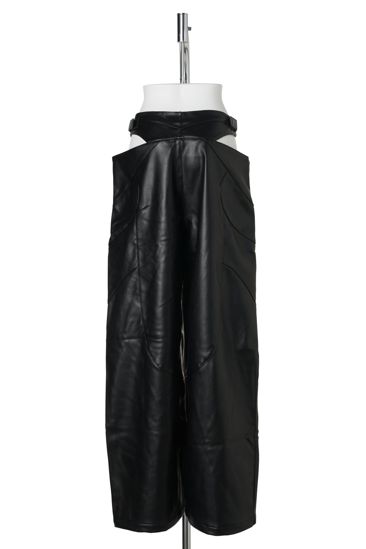 OCTANE LEATHER PANTY TROUSERS / BLACK