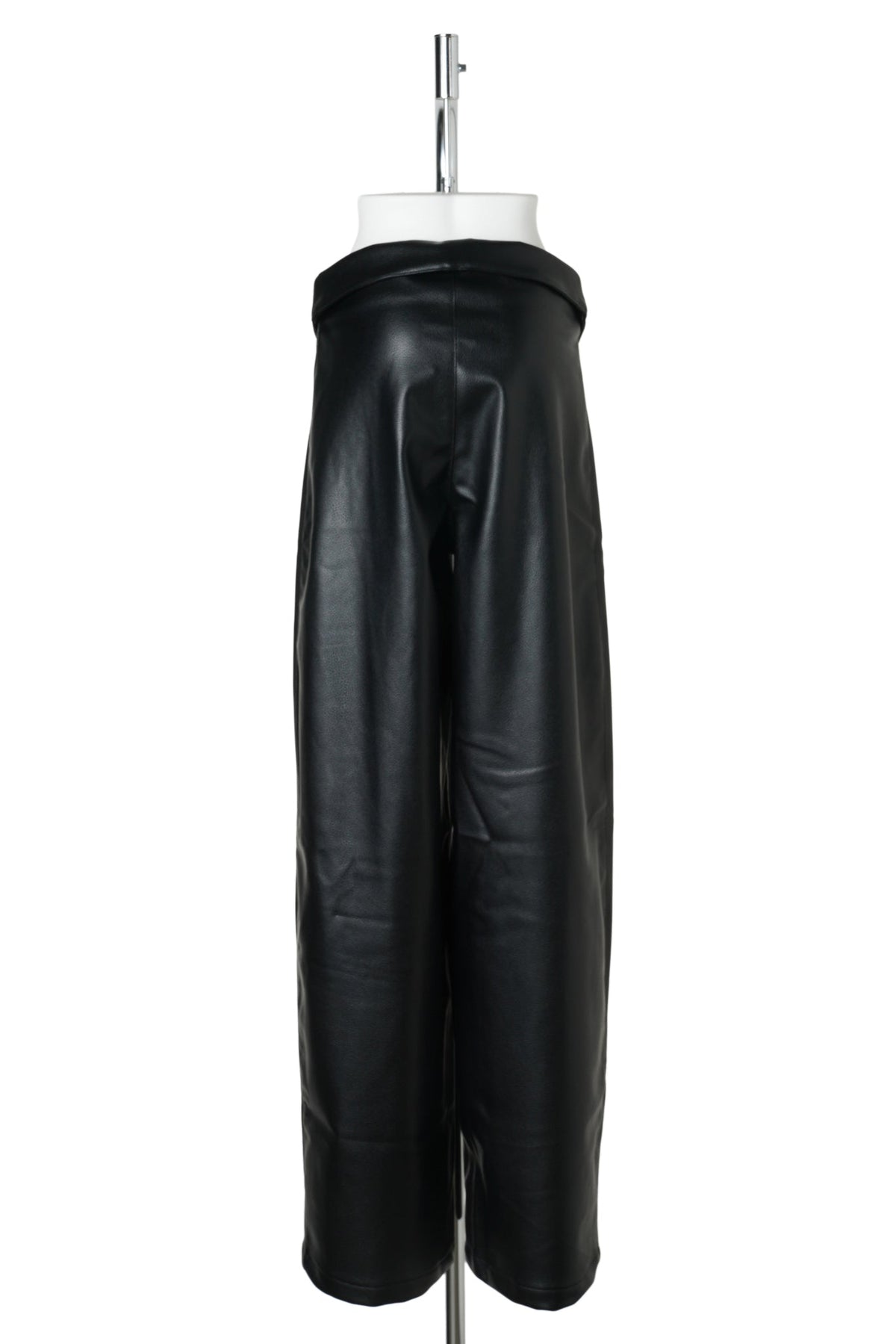 DECONSTRUCTED BIKER PANTS / BLACK