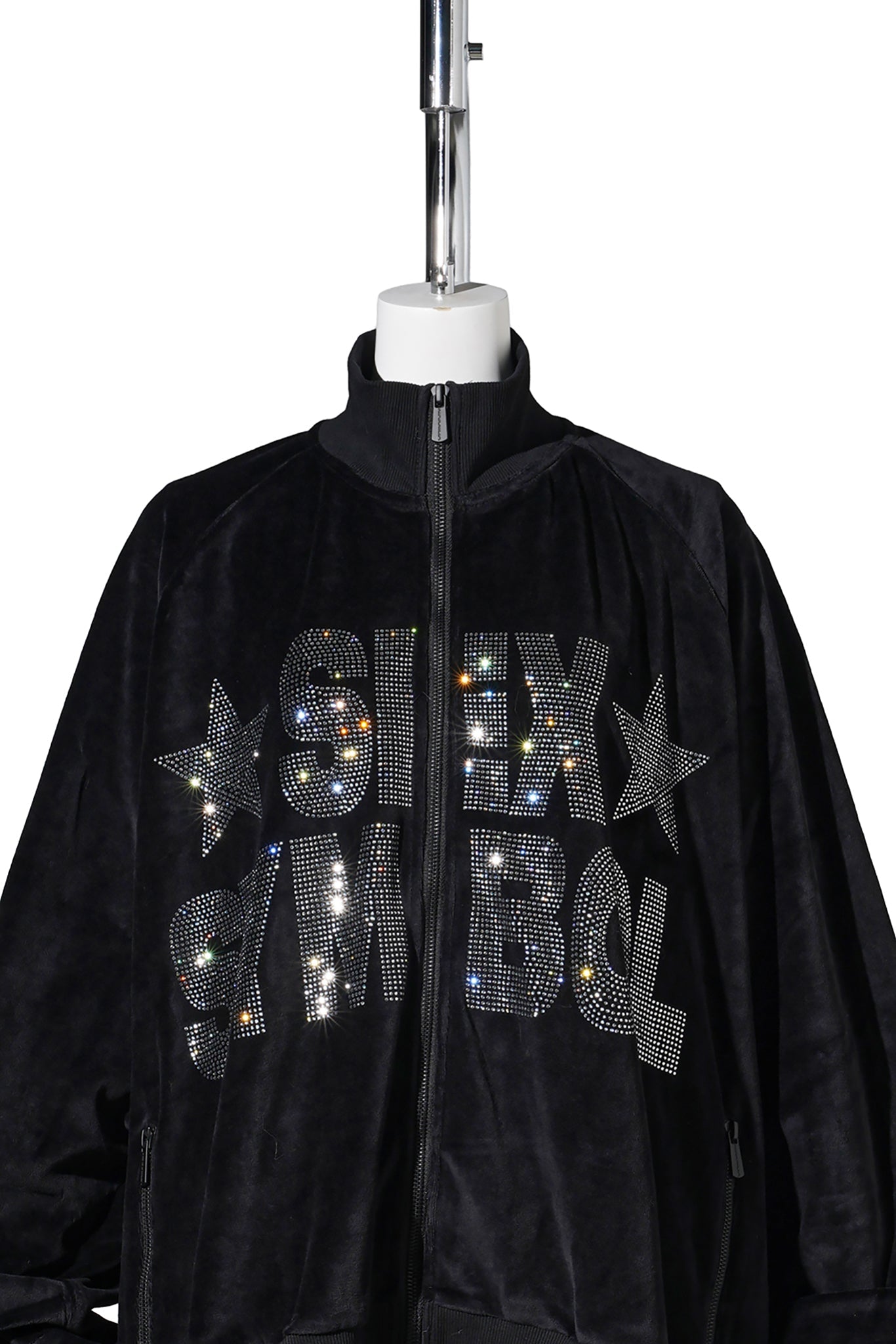 SEX SYMBOL VELOUR JACKET / BLACK