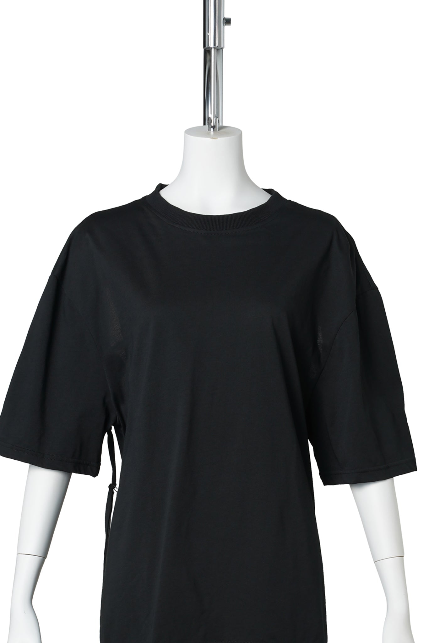 SHREDDED CHAIN UP T-SHIRT / BLACK