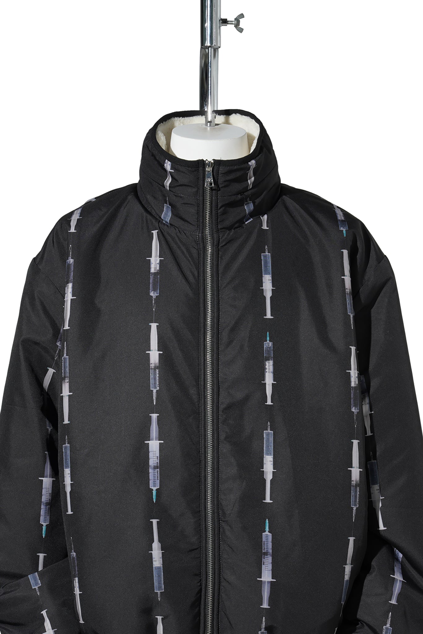 BOTOX TEDDY LINED JACKET / BLACK