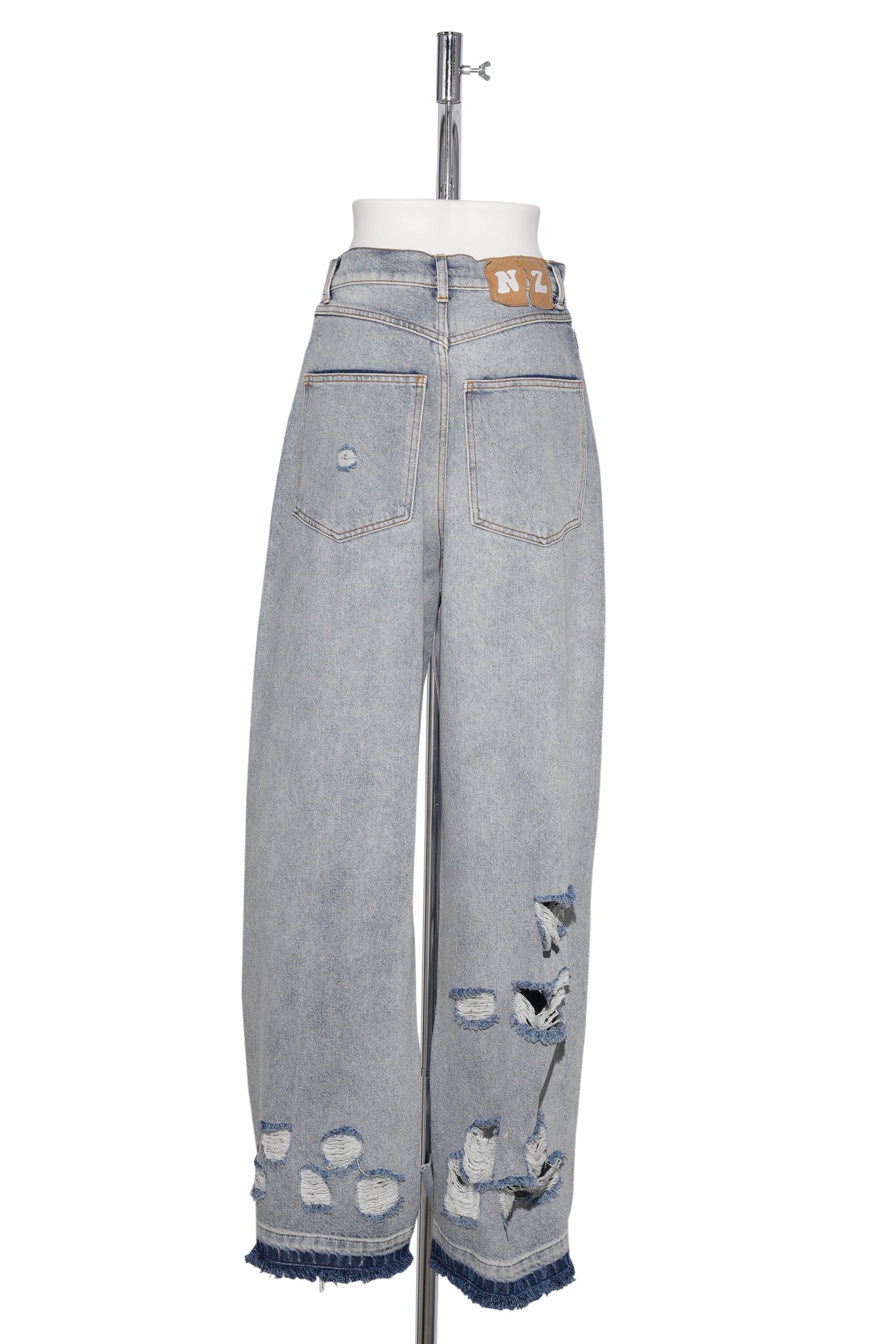 RAGGED JEANS / LIGHT WASH