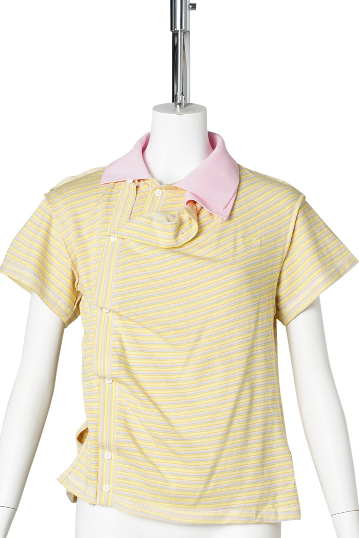 OVERSIZED DOUBLE POLO / YELLOW