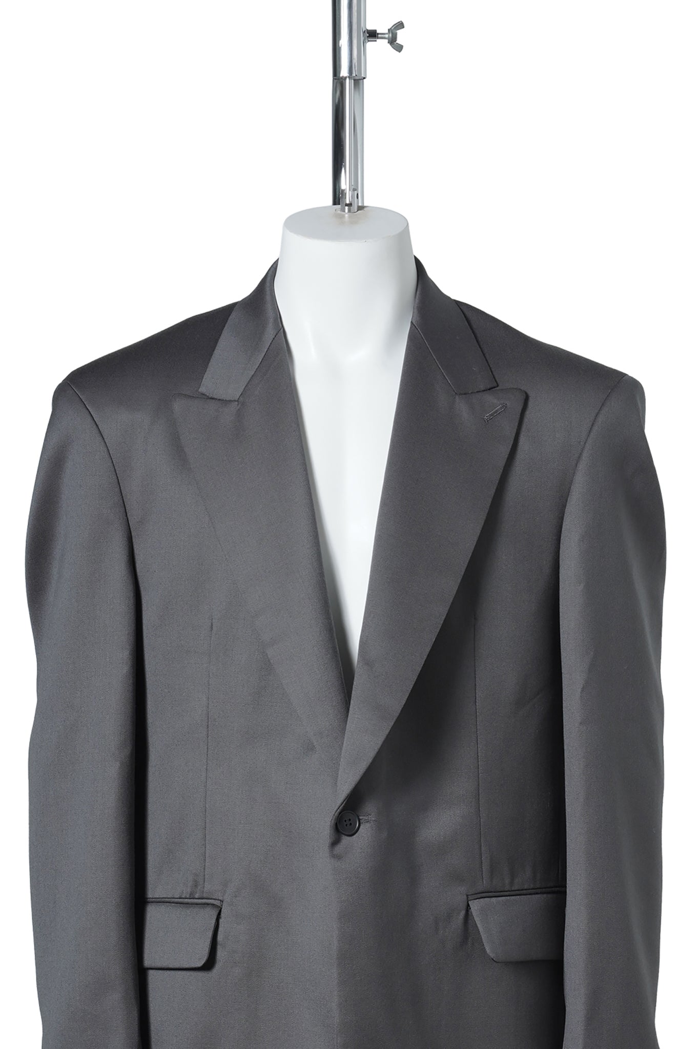 SINGLE TAILORED JACKET / GREY