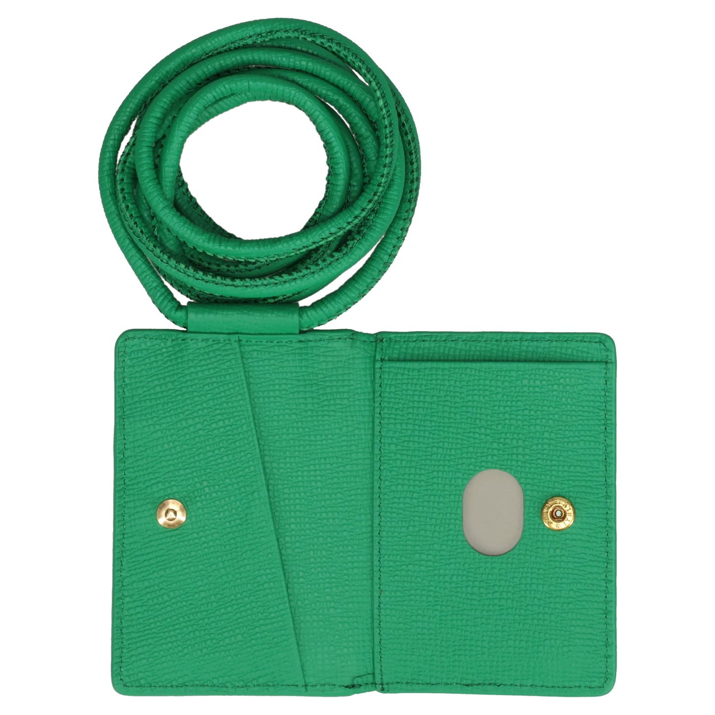 iPhone ACCESSORY-SHOULDER STRAP CARD CASE / GREEN