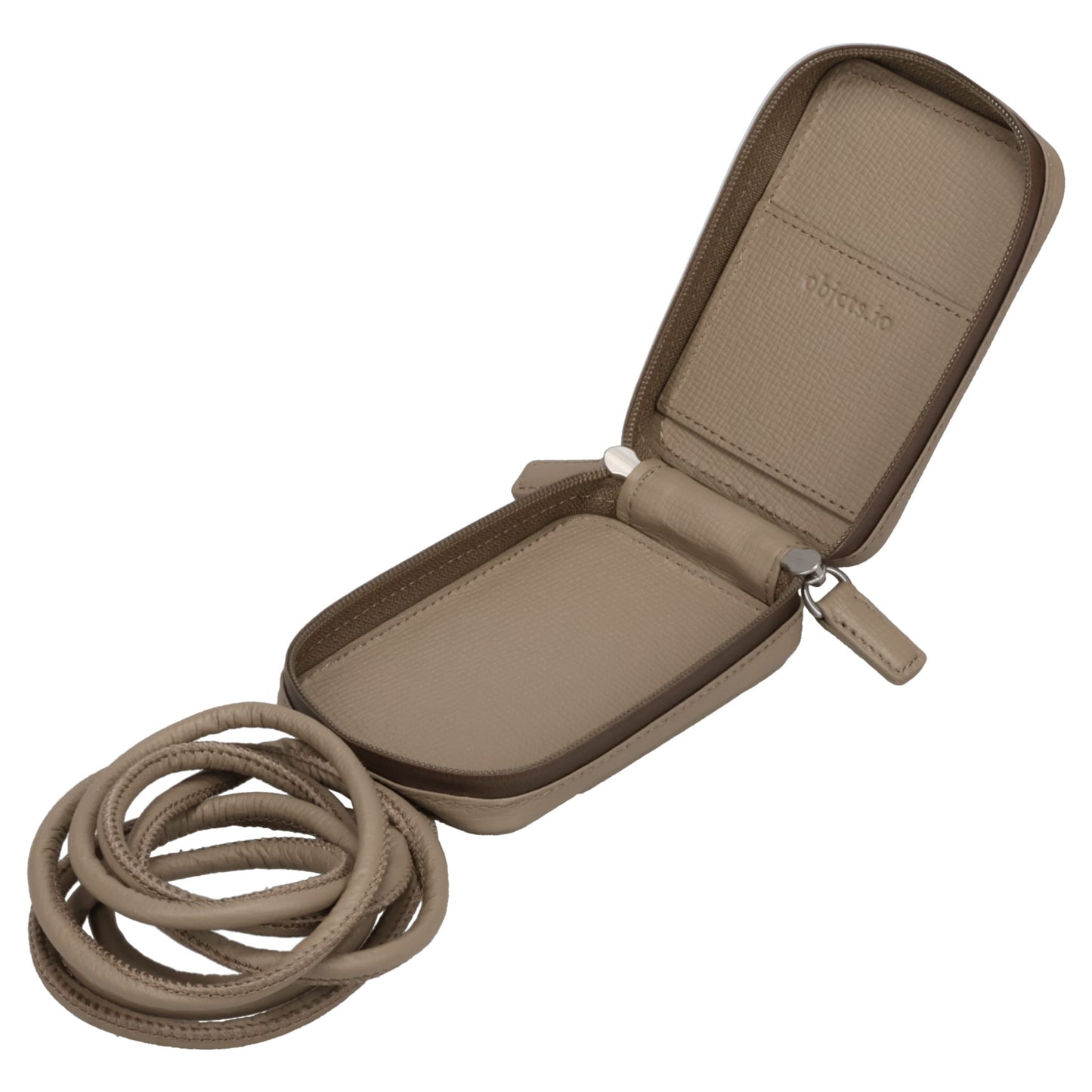 iPhone ACCESSORY-SHOULDER STRAP MICRO BAG / TAUPE