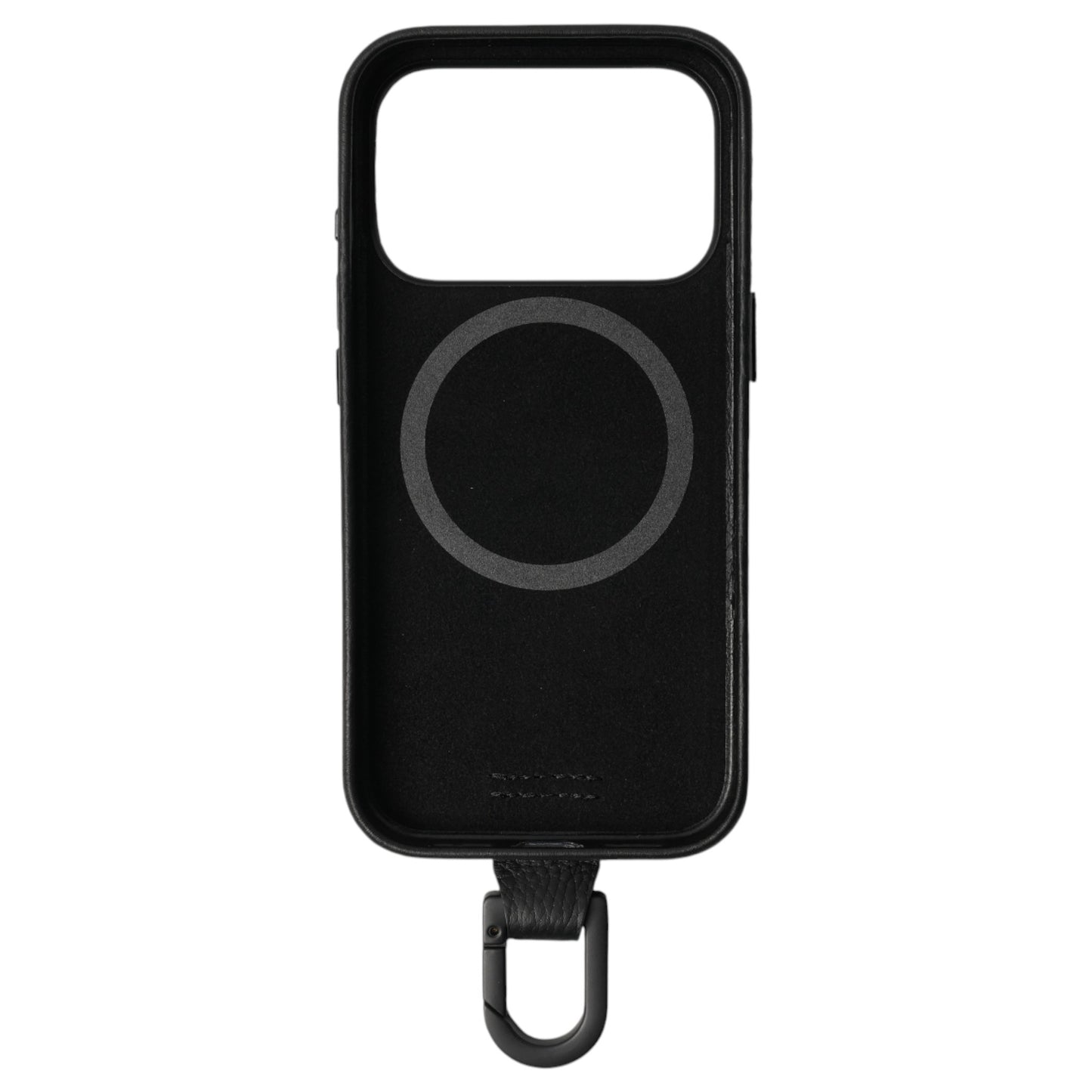 iPhone CASE (カラビナ付)【17. 16. 15. 14. 13】/ BLACK