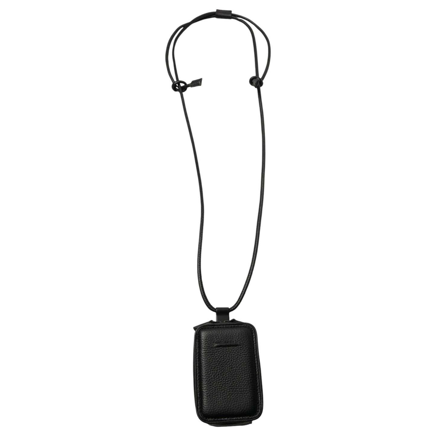 iPhone ACCESSORIES-LEATHER MICRO BAG WITH DETACHABLE STRAP / BLACK