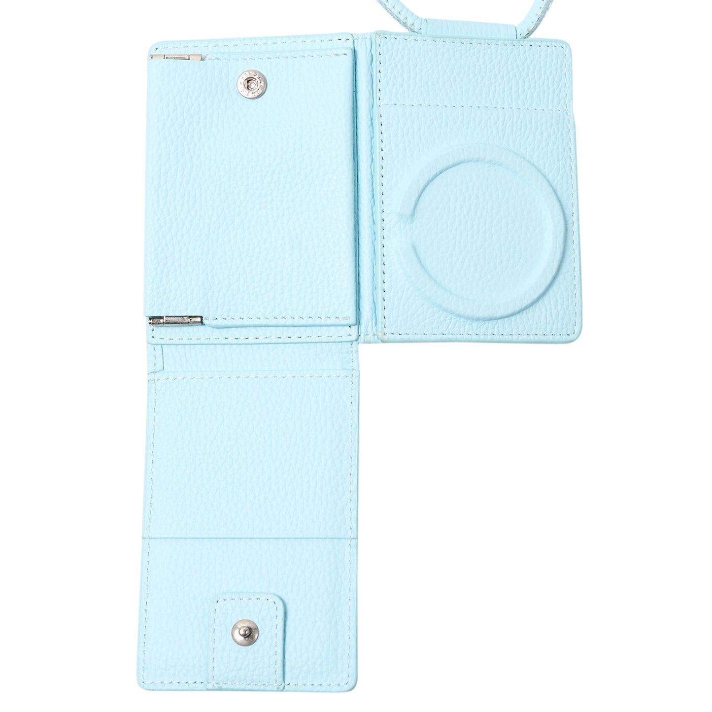 iPhone ACCESSORY-SHOULDER STRAP WALLET / LIGHT BLUE