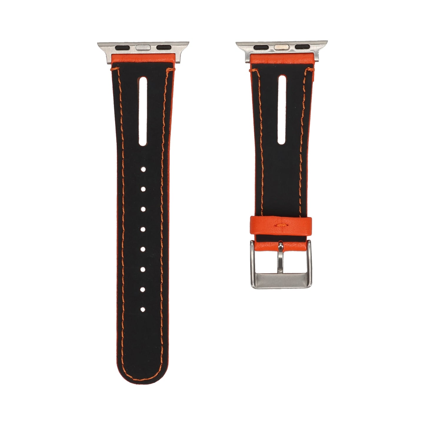 LEATHER HYBRID BAND for Apple Watch / CARROT ORANGE