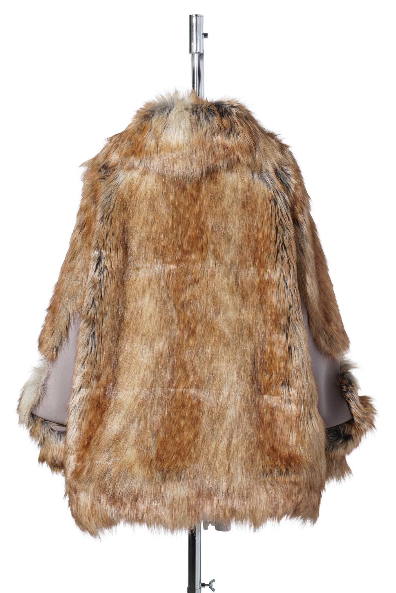 OVERSIZED FURRY MULTILINE JACKET / FURRY